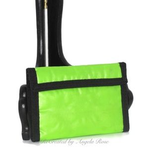 Neon Green Wallet Multi-Color Insi…